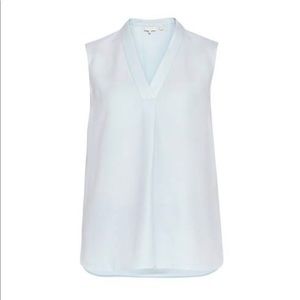 Ted baker ice blue sleeveless blouse